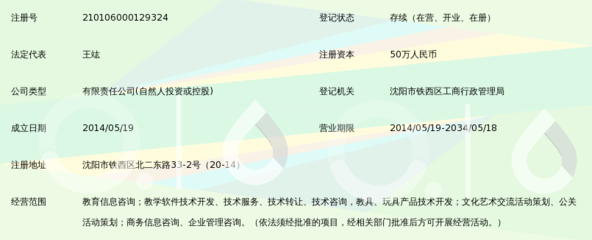 沈阳慧易教育信息咨询